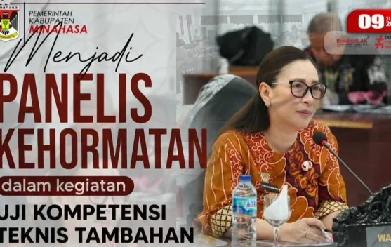 Wabup Vanda Sarundajang Jadi Panelis Kehormatan Uji Kompetensi JPT Pratama