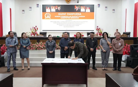 Pemkab Minahasa-DPRD Minahasa Sahkan Dua Ranperda Strategis