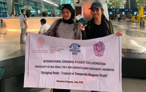 Dua Mahasiswa FPIK Unsrat Ikuti Student Exchange ke Italia