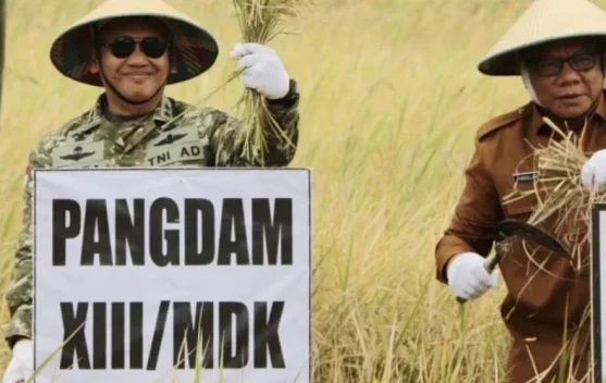Pangdam XIII/Merdeka Tegaskan Dukungan TNI untuk Ketahanan Pangan Nasional
