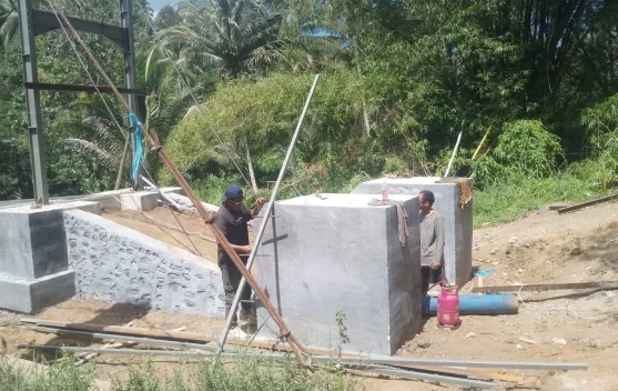 Progres Jembatan Perintis Garuda Minsel Capai 73,50 Persen