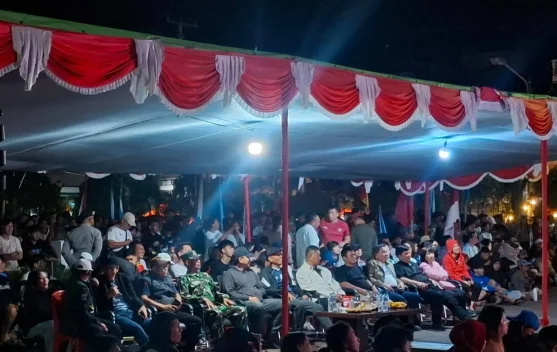Kodim 1302 Kawal Nobar Final Piala Dunia 2026 di Amurang Aman