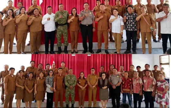 Sertijab Hukum Tua dan Ketua TP PKK Tiga Desa di Tombariri Berlangsung Khidmat
