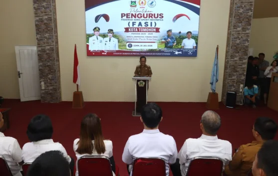 Senduk Hadiri Pelantikan FASI Tomohon, Dorong Kesiapan Menuju Porprov Sulut
