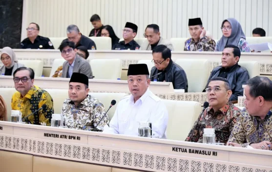 Menteri Laporkan Realisasi Anggaran Kementerian ATR/BPN 2025 ke Komisi II DPR RI