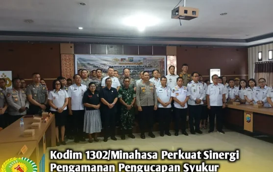 Kodim 1302 Siap Bersinergi Amankan Pengucapan Syukur Minahasa 2026