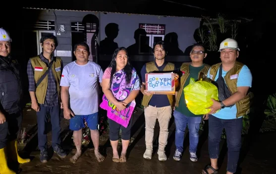 YBM PLN Salurkan Bantuan Korban Banjir dan Longsor di Tamako Sangihe