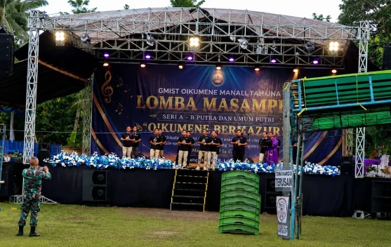 PLN Sukseskan Lomba Masamper "Oikumene Bermazmur" di Sangihe