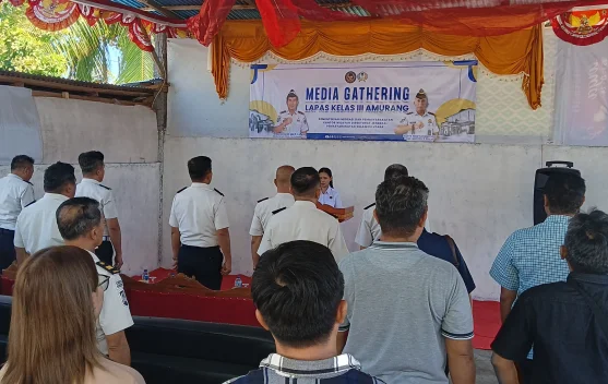 Media Gathering Kanwil Dirjenpas Sulut dengan Wartawan di Lapas Amurang