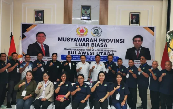 Alfrets Steven Rumawas Resmi Terpilih Ketua PTMSI SULUT Periode 2026–2030