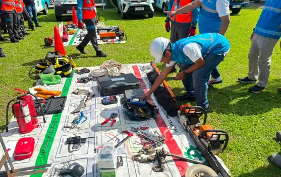 PLN UP3 Tahuna Gelar Apel dan Inspeksi Peralatan