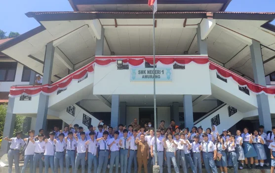 SMK Negeri 1 Amurang Semarakkan HUT RI ke-81 dan HUT Sekolah