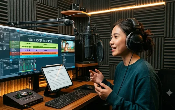“Voice Over: Suara Kreatif Menjadi Profesi Masa Kini”