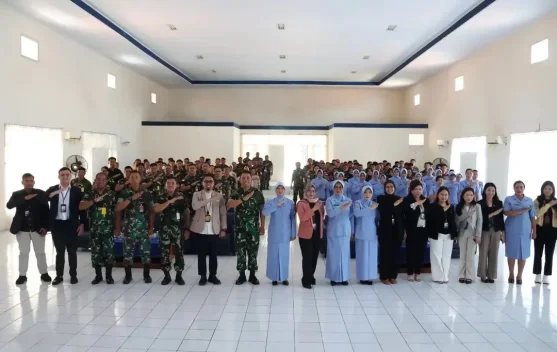 Tingkatkan Literasi Keuangan, Lanud Sam Ratulangi Ikuti Sosialisasi TRING