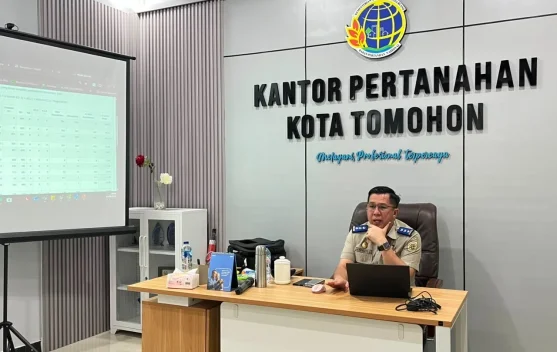 Kantah Tomohon Gelar Monev PTSL 2026
