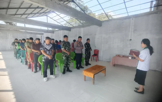 Doa Bersama Perkuat Percepatan Pembangunan KDKMP di Kawangkoan