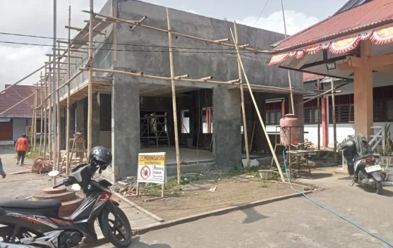 Progres Revitalisasi SMKN 1 Langowan Capai 70 Persen