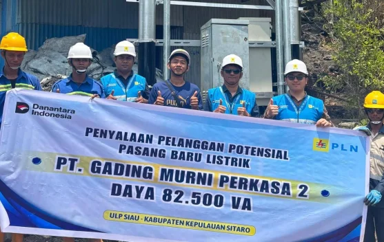 PLN ULP Siau Dukung Pertumbuhan Usaha lewat Penyambungan Listrik 82.500 VA