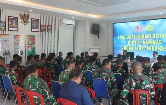 Dandim Minahasa Evaluasi Progres Pembangunan KDKMP