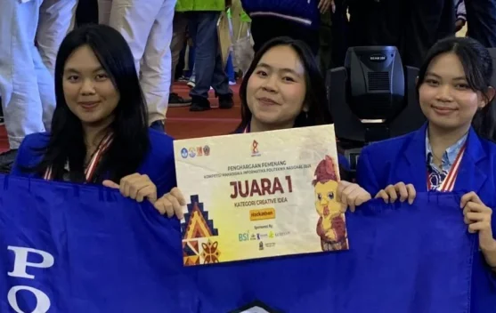 3 Srikandi Elektro Polimdo Juara 1 Hackathon Nasional