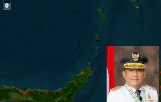Gubernur Yulius Semangati Semua Pihak Yang Saat Ini Berjuang Melawan Karhutla