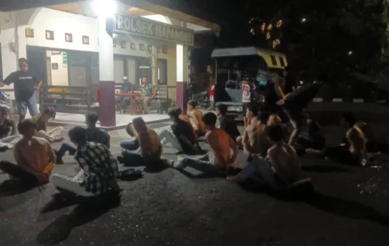 Keributan di Paniki Satu, Polisi Amankan 22 Orang