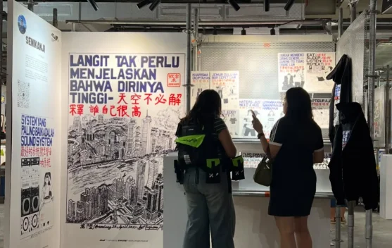 Ilustrasi Keluar dari Kertas di JICAF