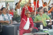 Pangdam Merdeka Gelar  Coffee Morning dan Nobar Gembira Bersama Jurnalis
