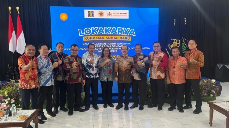 Kakanwil Kemenkumham Papua Barat Ikuti Penutupan Lokakarya KUHP Baru