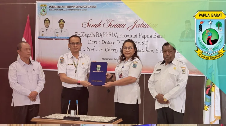 Prof. Charlie Heatubun Resmi Jabat Plt. Kepala Bappeda Papua Barat
