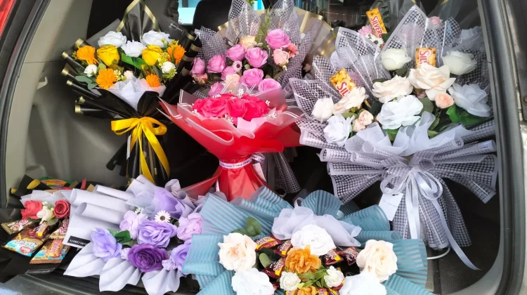 Permintaan Buket Bunga jelang Valentine Meningkat