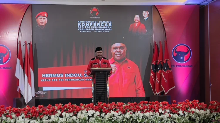 Konfercab PDI Manokwari Tetapkan Regenerasi Kepemimpinan