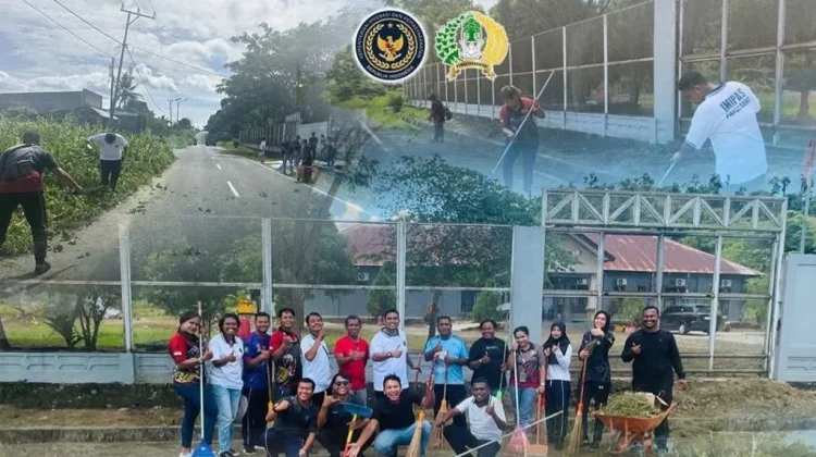 LPKA Kelas II Manokwari Gelar Kerja Bakti, Perkuat Sinergi