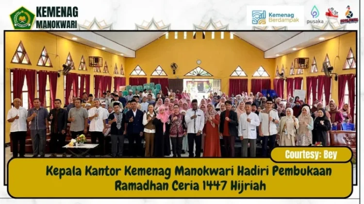 Kemenag Manokwari Hadiri Pembukaan Ramadhan Ceria 1447 H di SMAN 2