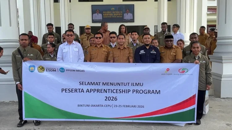 15 Putra-Putri Bintuni Dipersiapkan Jadi Operator Produksi Gas