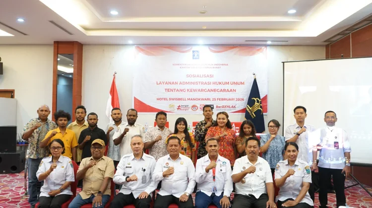 Penegasan Status WNI, Kanwil Kemenkum Papua Barat Gelar Sosialisasi