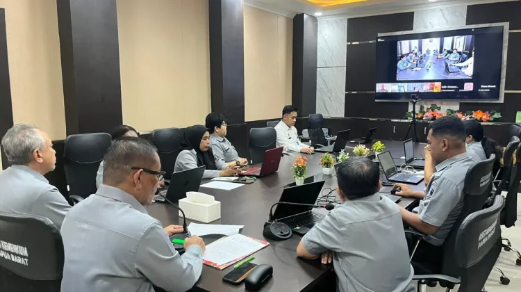 Kanwil Kemenkum Papua Barat Harmonisasi Perubahan APBD Teluk Bintuni