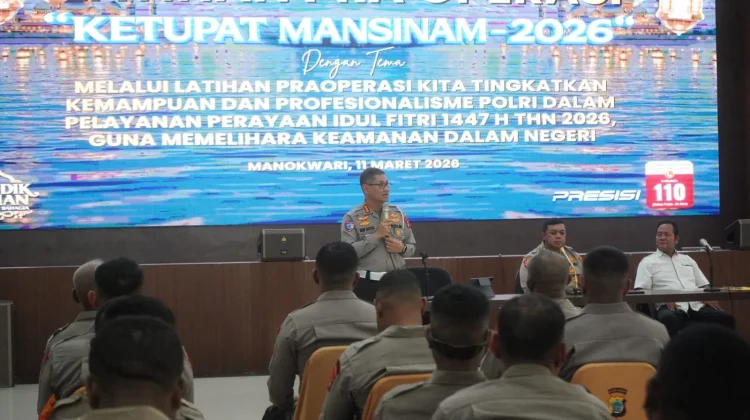 Latpraops Ketupat Mansinam 2026 Tingkatkan Kesiapan Pengamanan Lebaran