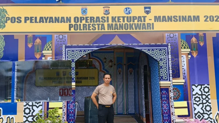 Polresta Manokwari Siapkan Pos Pengamanan Operasi Ketupat Mansinam 2026