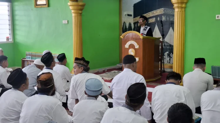 Khutbah Idul Fitri di Lapas Tekankan Silaturahmi dan Bakti kepada Orang Tua