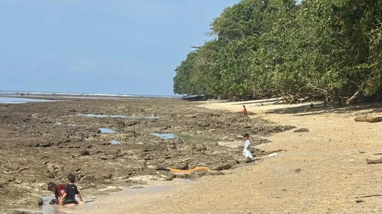 Wisata Pantai Yensum Manokwari Banyak Dikunjungi Warga Berlibur