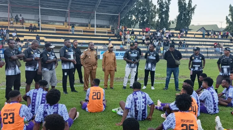 Persipegaf Raih Kemenangan Tipis, Bupati Pegunungan Arfak Yakin Tembus Final