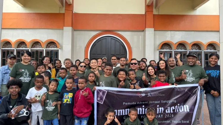 Pemuda Advent Sanggeng Rayakan Global Youth Day dengan Aksi Sosial