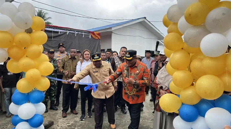 Huntara Borobudur Diresmikan, Bupati: Wujud Kepedulian Pemerintah Daerah