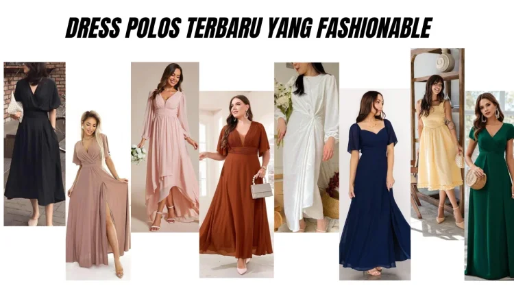 Beberapa model dress polos terbaru yang fashionable