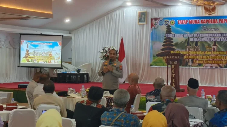 Kapolda Papua Barat Ajak Tokoh Agama Perkuat Peran Dialog Jaga Kedamaian