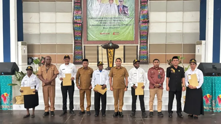 Ribuan PPPK Paruh Waktu di Teluk Bintuni Terima SK