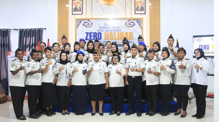 Lapas Perempuan Manokwari Deklarasikan Zero HALINAR