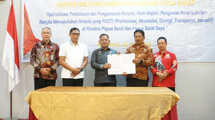 Kemenkum Papua Barat Perkuat Pengawasan Notaris lewat Rakor