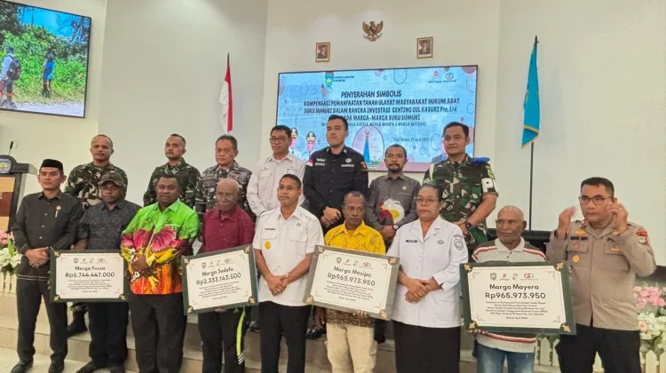 Genting Oil Ganti Rugi Lahan Adat Tahap Tiga ke Empat Marga